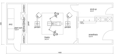 Rented theatre drawing