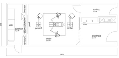 Rented theatre drawing